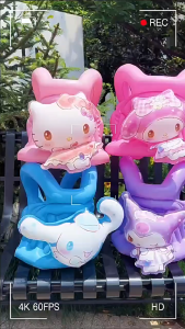 Childrens Life Jacket Cartoon Inflatable Swimming Suit Childrens Inflatable Vest Kuromi