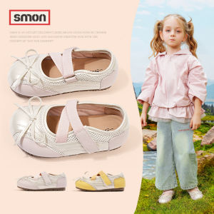 SOUMON | Princess Style Casual Leather Shoes for Little Girls