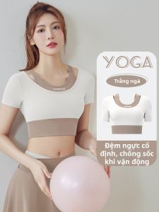DAJIRIJI | Áo Thể Thao Có Đệm Cho Yoga Chạy Bộ Fitness Pilates Nữ