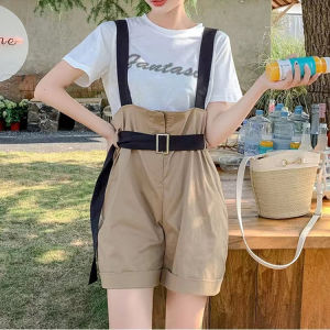 Quần Short Lưng Cao Thường Ngày Phong Cách Cổ Điển Mùa Hè Mới Cạp Cao Thon Gọn Cỡ Nhỏ Ngọt Ngào Giảm Tuổi Tác Quần Áo Bảo Hộ Lao Động