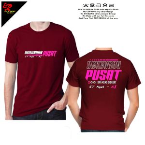 Kaos Dekengan Pusat Gus Iqdam Lengan Pendek Jumbo
