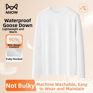 MiiOW | Machine Washable White Goose Down T-Shirt
