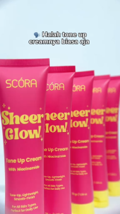 SCORA SHEER GLOW TONE UP CREAM 30 GR