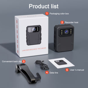 occkic | 4K Mini Body Camera Full HD Body Camera Portable Night Vision Video Recorder Police Camera Law Enforcement Recorder DV BodyCam