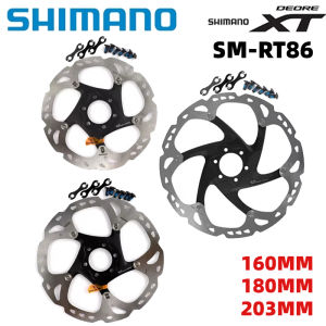 SHIMANO | Shimano Deore XT RT86 Brake Disc 6 Bolt Ice Point Technology MTB Mountain Bicycle Disc 160MM 180MM 203MM