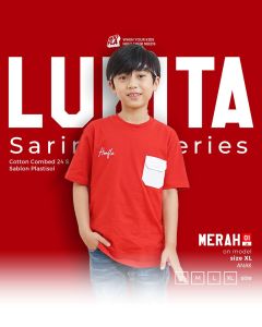 KAOS MERAH AGUSTUSAN BAHAN COTTON COMBED KAOS SARIMBIT LUKITA PAKAIAN COUPLE SERI KEMERDEKAAN ANAK DAN DEWASA KAOS SERAGAMAN BAJU AGUSTUSAN MERAH PUTIH KAOS INDONESIA