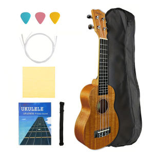 Dozzly Beginner Ukulele 4 Strings 21 inch Mini Guitar Classical Ukulele Guitar Toy Musical Instruments for Kids Children Early Education Boys Girls Birthday Gift