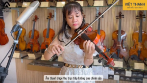 Violin Acutis AHV3301 size 3/4 4/4 giá tốt chính hãng 100% (bao gồm đàn vĩ hộp nhựa thônggối đàn )