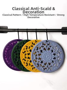 Vintage Lace Silicone Heat-Resistant Dining Mat
