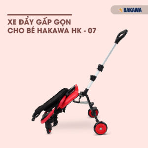 XE ĐẨY EM BÉ GẤP GỌN 2 CHIỀU HAKAWA HK-B07 DỄ DÀNG MANG ĐI MỌI NƠI - HÀNG CHÍNH HÃNG - BẢO HÀNH 3 NĂM