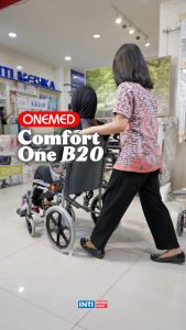 ONEMED - Kursi Roda Travelling COMFORT ONE B20 Roda Kecil | Portable Wheelchair
