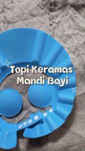(BISA COD) Baby Shower Cap / Topi Keramas Anak Bayi Mandi / Penutup Pelindung Telinga / Shower Hat