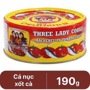 Cá nục xốt cà 3 Cô Gái hộp 190g