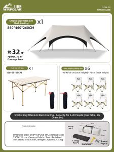 winpolar | Portable Sun Protection Tent For Camping Waterproof