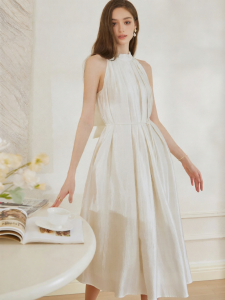 Roey s house | Beach Vacation Style Off-Shoulder Sleeveless Maxi Dress