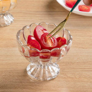 Homenhome Sloki Kaca ตะกั่วขนมหวานไอศกรีมรูปดอกบัวที่สร้างสรรค์