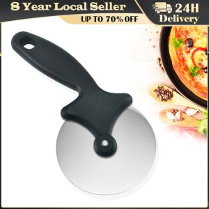 Stainless Steel Pizza Cutters Pastry Roller Cutter Pizza Knife Cookie Cake Roller Wheel Scissor Bakeware Kitchen Accessories