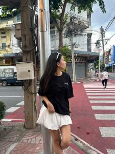 เสื้อยืด โอเวอร์ไซส์ ไซส์เดียวอก44 ยาว 29-30