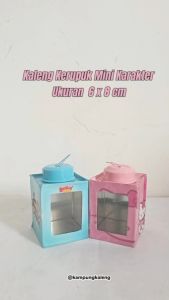 Kaleng Kerupuk Mini Karakter Ukuran 6 x 8 cm