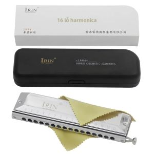 IRIN | IRIN 16 Lỗ Harmonica Màu Sắc 64 Âm Phím C Chuyên Nghiệp Đàn Organ Miệng Nhựa Thân Nhựa Bạc Mạ Đồng Nhạc Cụ