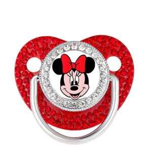 Disney | Shining nipple cartoon print baby feeding pacifier Silicone baby nipple  Baby soothing nipple  newborn sucking  0-12M