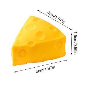 Soft Squeeze Toys Squishy Simulated Cheese Squeeze Toy Food Sensory Toy Soft Stress Relief Slow Rising Fidget Squeeze Toy