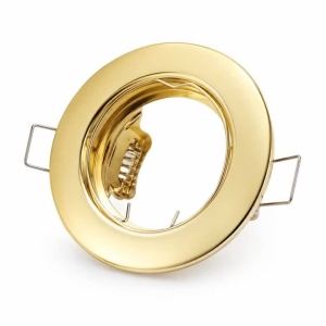 JOYINLED 2/10PCS Gold Recessed Downlight Frame GU10 MR16 LED Spotlight Trim Ceiling Light Fitting Ring 60mm Cut Out Lamp Holder
