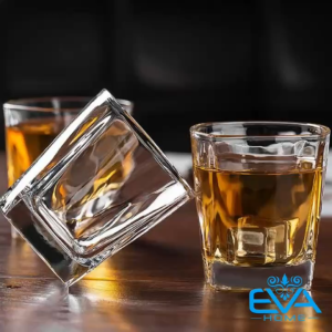 Hộp 6 Ly Thuỷ Tinh Deli Tumbler Glass SquareSip Góc Vuông Dung Tích 205ml - GV205