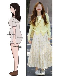 Floral Print Slimming plus Size Womens Skirt Set Gentle Fashionable Cover up Age Reducing Two Piece Set Autumn Wear