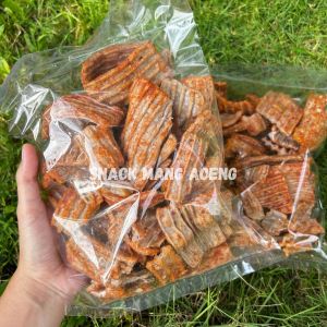 Kerupuk asbes jengkol pedas gurih manis 100gr