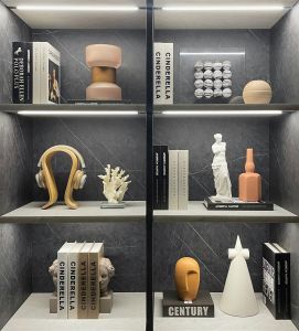 Modern Home Decor Glass Resin Creative Crafts Study Room Sample Room Soft Decoration Accessories Desktop Display Pieces