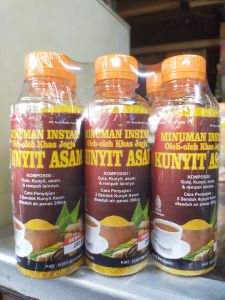 Wedang kunyit asam praktis - minuman instan - herbal tradisional - minuman kesehatan - oleh-oleh Jogja