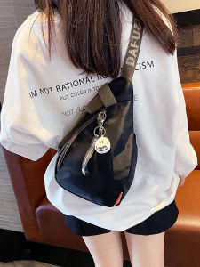 กระเป๋าคาดหน้าอกผู้หญิงแบบลำลองสำหรับเดินทาง ปั่นจักรยาน กระเป๋าสตางค์ผู้ชายแบบอเนกประสงค์ กระเป๋าคาดหน้าอกแบบลำลองสำหรับฤดูร้อน