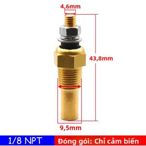 Bộ Đồng Hồ Đo Kỹ Thuật Số 3 Trong 1 52mm Có Báo Động - Combo Nhiệt Độ Nước Áp Suất Dầu Đồng Hồ Đo Điện Áp 0-120 ℃ Cảm Biến Áp Suất 0-10 Bar Cho Ô Tô Thuyền