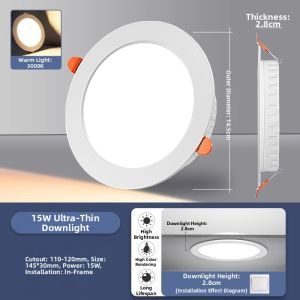 YUANMUXUAN | Ultra-thin Anti-dazzle High-brightness LED Recessed Lights