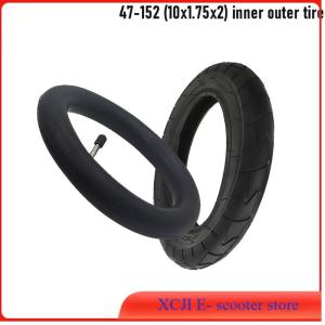 10x1.75x2 (47-152) Inner Tube Outer Tire Wear-Resistant 10 Inches for Electric Scooters Childrens Bicycles