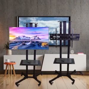 ขาตั้งทีวี Display ชนิดล้อเลื่อน รองรับ LCD/LED/Plasma ขนาดจอภาพ 32-65 นิ้ว* สูง 1.5 / 1.8 / 2.0 เมตร