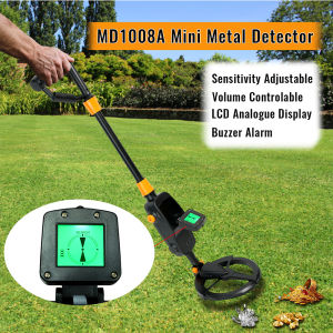MD1008A Handheld Metal Gold Detector Pointer Treasure Underground Metal Detector Tracker Finder with Waterproof Search Coil