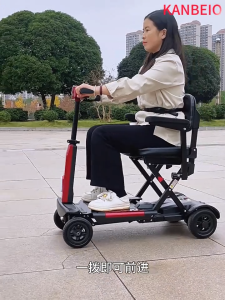 KANBEIO PMA | PMD | Automatic Folding Scooter | Lightweight Scooter | Four Wheel Elderly Mobile Scooter