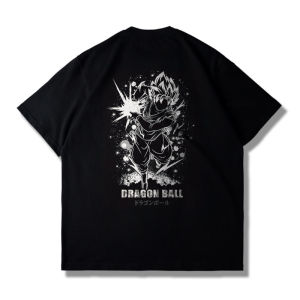 Bandai | Seven Dragon Ball Goku Printed T-shirt - Comfortable and Casual Mens Shirt Made of Cotton Suitable for Street Wear.
