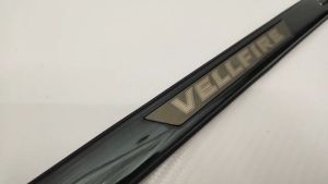 TOYOTA VELLFIRE ANH 30 2015-2019 Rear Bumper Guard Trunk Protector Stainless Steel(BLACK CHROME)