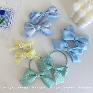 Kẹp Tóc Hình Con Bướm Màu Xanh Ngọt Ngào Cho Bé Gái Mùa Hè Kẹp Tóc Hình Mỏ Vịt Phụ Kiện Tóc Thời Trang Mới Về Kẹp Tóc Bằng Vải