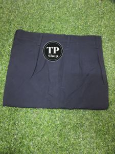 กางเกงนักเรียนขาสั้นสีดำผ้าโทเรราคาโรงงาน คุณภาพดี ใช้งานง่ายรีดง่ายเป็บจีบ ราคาประหยัด มีไซส์ตั้งแต่ 12×22 จนถึง 21×40