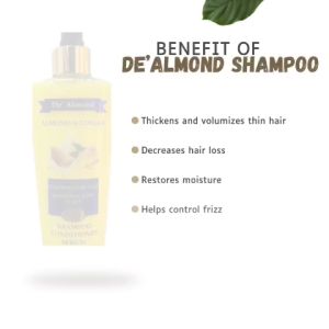 DE ALMOND AND GINGER 300ML 3IN1 SHAMPOOCONDITIONERSERUM  GOOD