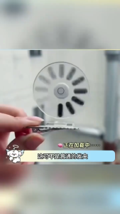 Rotatable Hair Clip with "Loading" Theme Creative Fun Hair Accessory