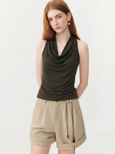 Basic House | Slim Fit Summer Halter Top Vest