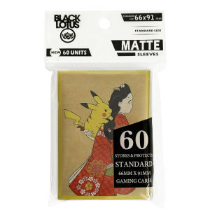 Takara Tomy | 60pcs Pikachu and Beauty Card Sleeves PKM Standard Size Trading Cards PTCG Protector Sleeves Cover Games Protectors Gift 66×91mm