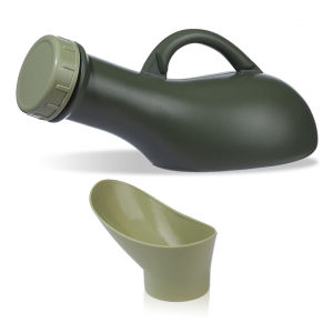 Portable Urinal 1000ml Spill Proof Urinal With Lid Anti-Tip Handheld Potty Pee Bottles For Traffic Jams Hiking Camping Patient