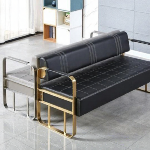 DANBIYIN | Waiting Stainless Steel Salon Sofa Chair
