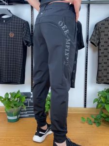 9883 High Quality Quick-Drying Ultra-Light Breathable Men Summer Milk Silk Ice Silk Elastic Waist Letter Matching Shorts Shorts